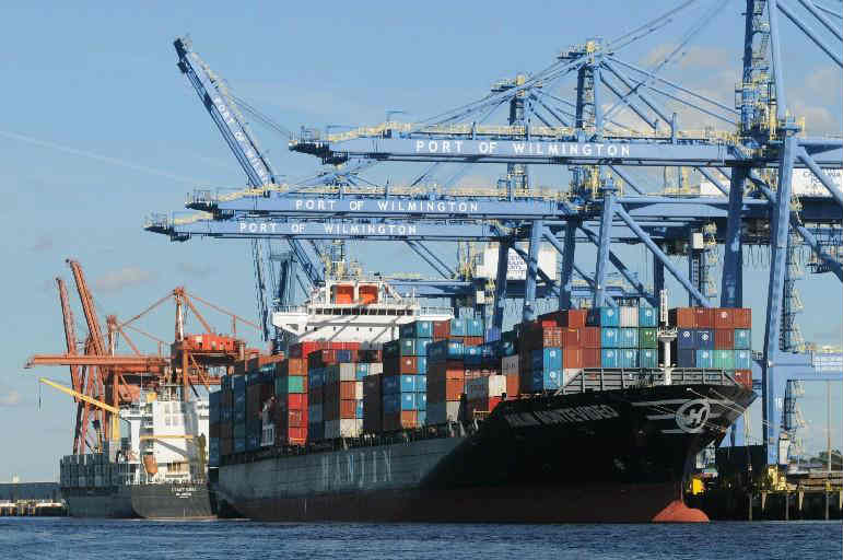 Gulftainer, Delaware River, cargo terminals, Diamond State Port Corporation Board, Delaware General Assembly, UAE, marine ports