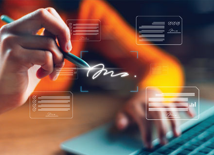 Finance moves to digital signatures